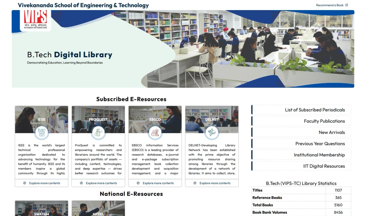 Digital Library, VIPS-TC